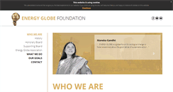 Desktop Screenshot of energyglobe-foundation.com