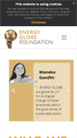 Mobile Screenshot of energyglobe-foundation.com